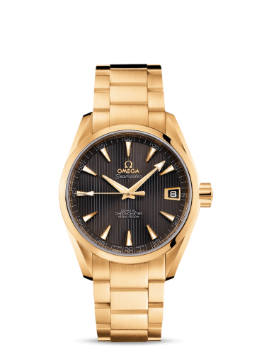 Omega Seamaster Aqua Terra 150M Co-Axial 38.5 Yellow Gold / Grey / Bracelet